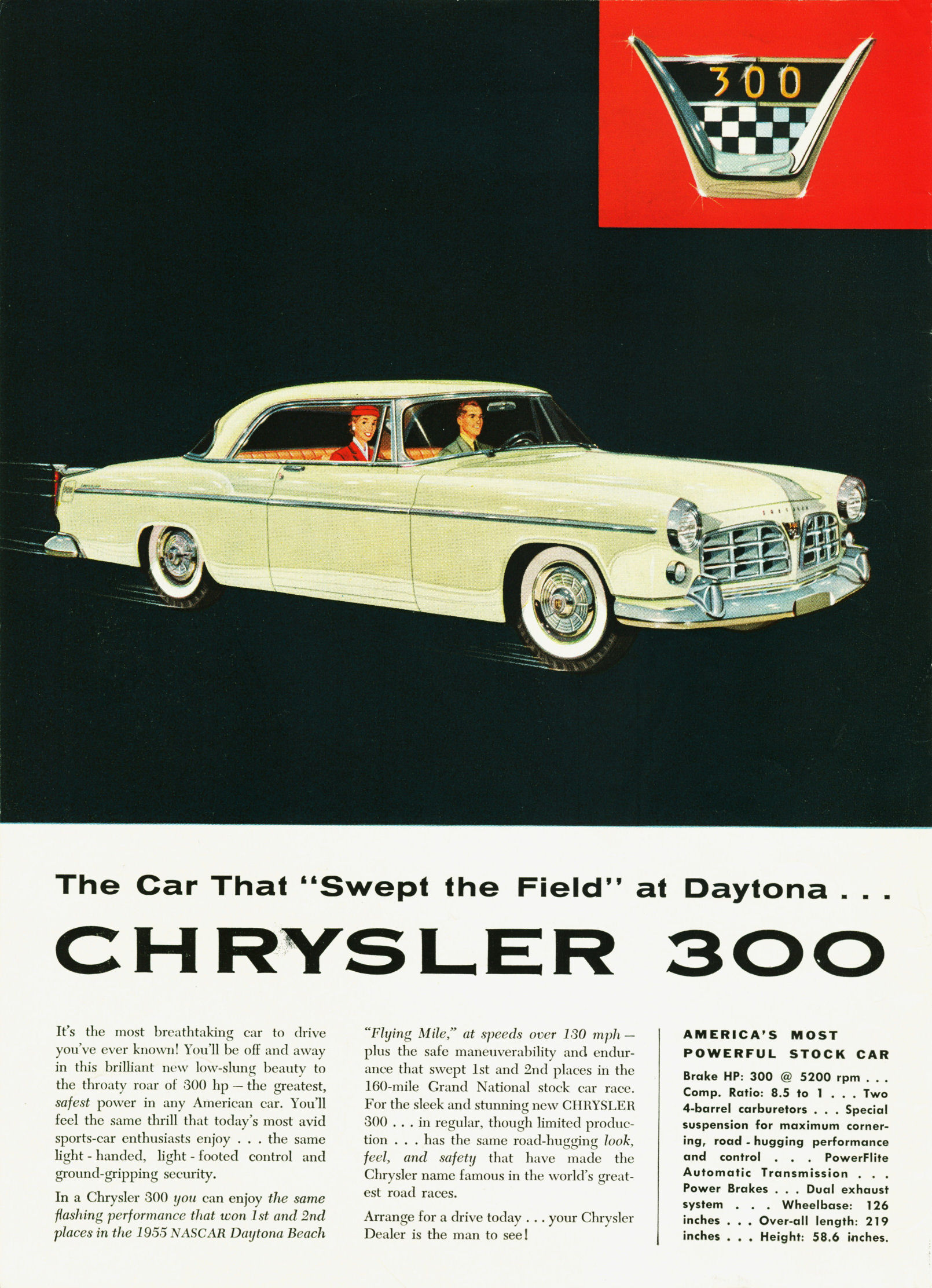 1955 Chrysler Auto Advertising